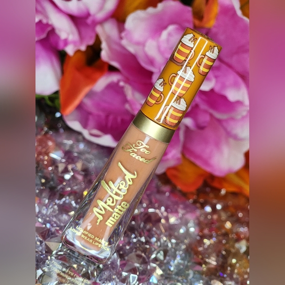 Rare/Limited Edition Hot Buttered Rum ~ Too Faced Liquid Matte Lipstick - Picture 4 of 4